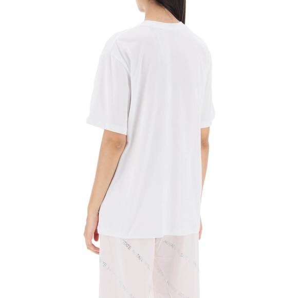 Rotate crew-neck t-shirt with crystal logo - Picture 3 of 4